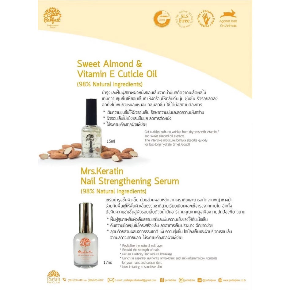 ðĨāļāļēāļĒāļāļĩ āļāļĢāđāļāļĄāļŠāđāļðĨSPA001 Nail Serum