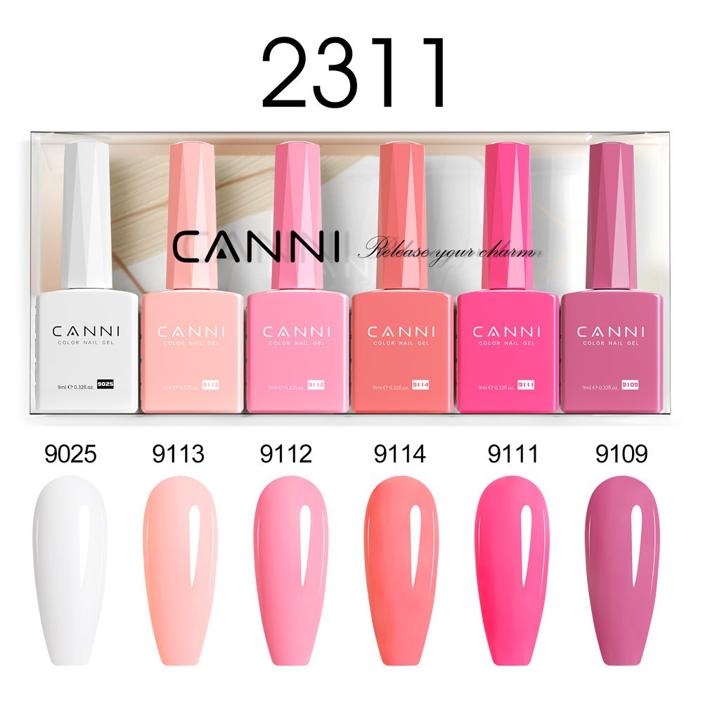 C2311 เซตแคนนิ (Canni) รุ่นใหม่ Hema Free 6 สี