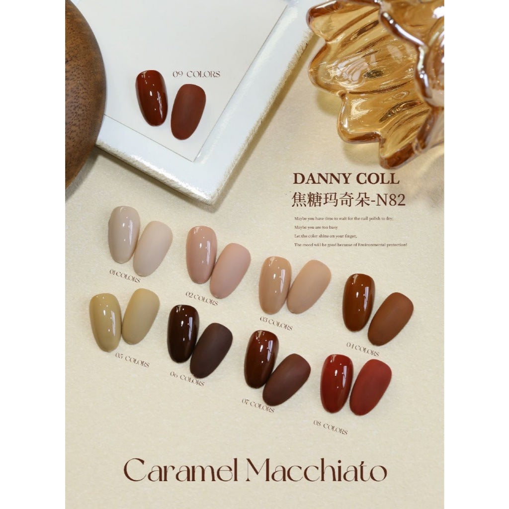 N82 สีโทนนูส กาแฟ 9 สี แบรนด์ Danny Coll