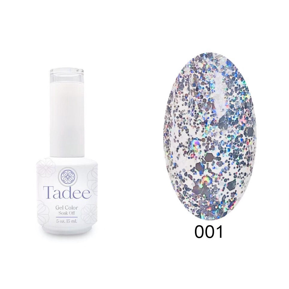 🔥ผ่านการจดแจ้ง อย.🔥ทาดี สีเจลยอดฮิต ใช้ได้ทุกโอกาส เงิน ทอง พิ้งค์โกล กลิตเตอร์แน่นทาง่ายแม้มือใหม่