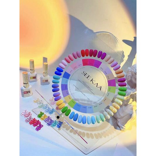 T07 เซตสีเรืองแสง 24 สี แบรนด์ Seekaa
