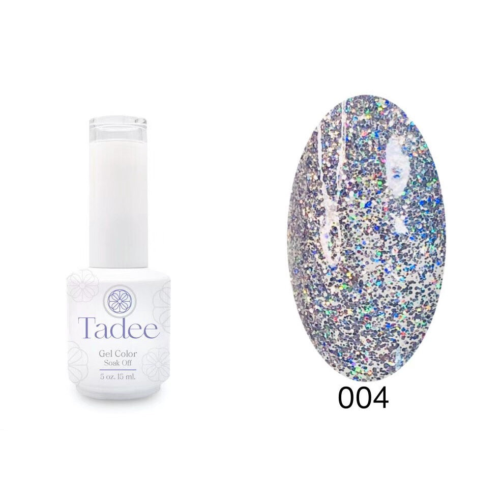 🔥ผ่านการจดแจ้ง อย.🔥ทาดี สีเจลยอดฮิต ใช้ได้ทุกโอกาส เงิน ทอง พิ้งค์โกล กลิตเตอร์แน่นทาง่ายแม้มือใหม่