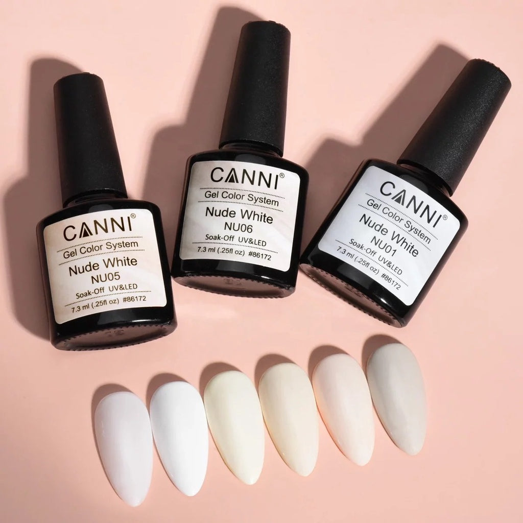 NU001 สีแยกขวด Nude White แบรนด์ Canni