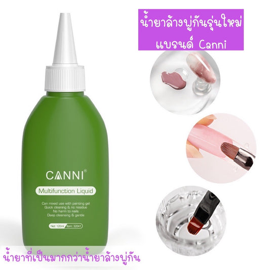 C019 น้ำยาล้างพู่กัน น้ำยาตลบโพลี่เจล เช็ดหน้าเล็บ 120 ml