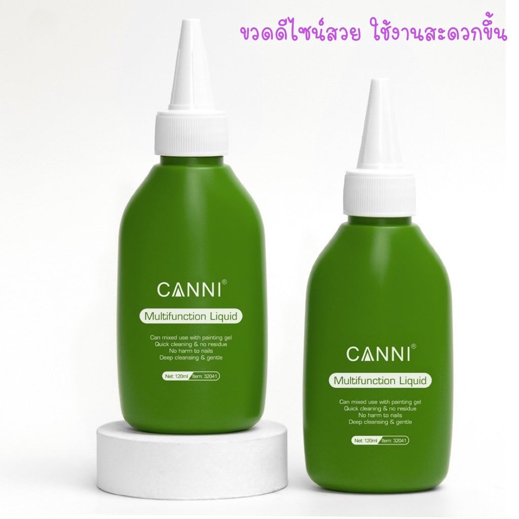 C019 น้ำยาล้างพู่กัน น้ำยาตลบโพลี่เจล เช็ดหน้าเล็บ 120 ml