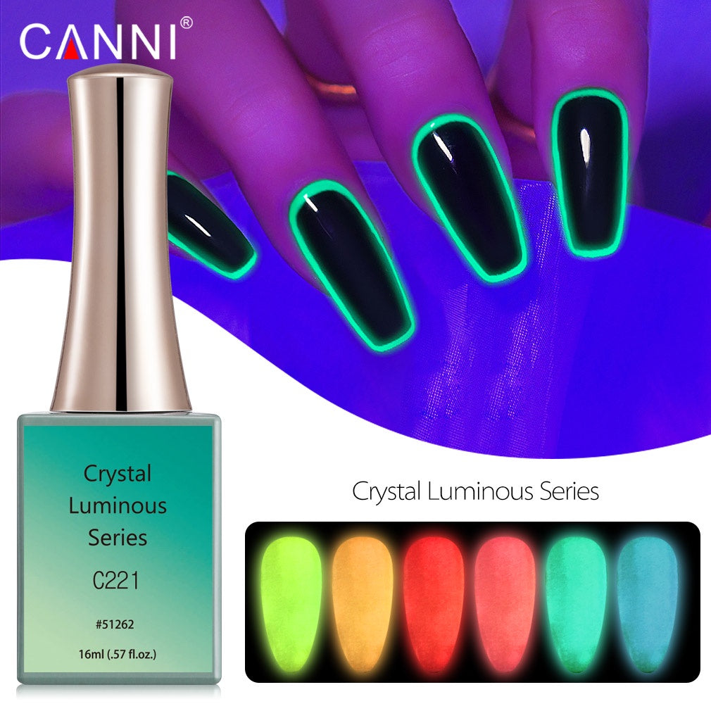 🔥ขายดี พร้อมส่ง🔥 CN002 สีโทนนีออน (เรืองแสง) 6 สี แบรนด์ Canni