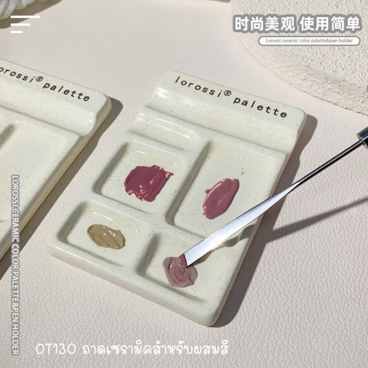 OT130 ถาดผสมสีเซรามิค