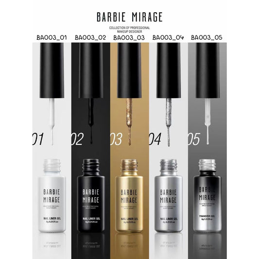 Liner Gel แบรนด์ Barbie Mirage ขนาด 6 กรัม แยกขวด