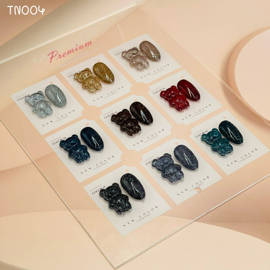 TN004   สีแฟลชดอกไม้ไฟ 9 สี แบรนด์ Tadee