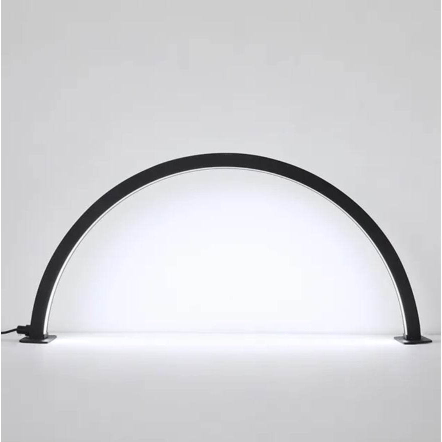 UV007 โคมไฟ LED ทรงโค้งแบบตั้งบนโต๊ะสำหรับทำเล็บ