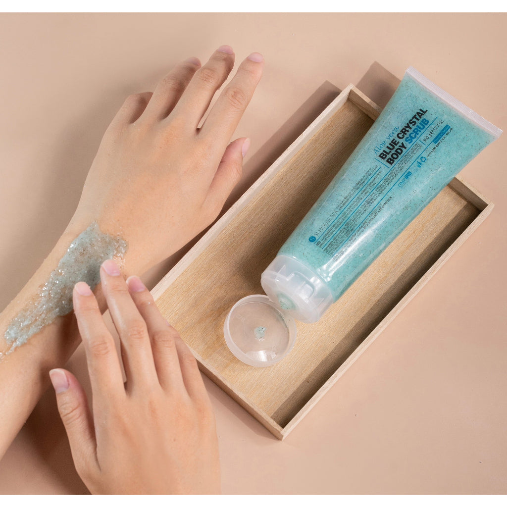 SI002 Blue Crystal Body Scrub