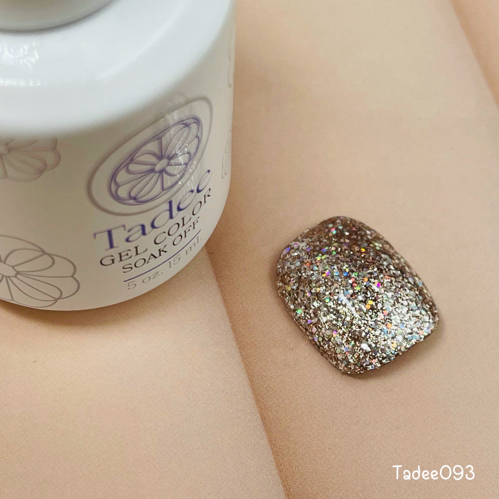 TD036 สีกลิตเตอร์โทน Pink Gold 4สี แบรนด์ Tadee