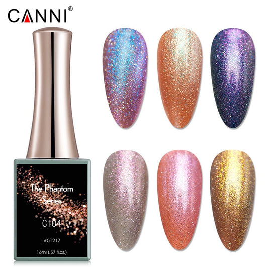 สีแยกขวด: สีชิมเมอร์ ขนาด16ml. แบรนด์Canni