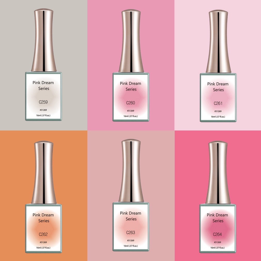 สีแยกขวด: Pink Dream Series ขนาด 16ml. แบรนด์Canni