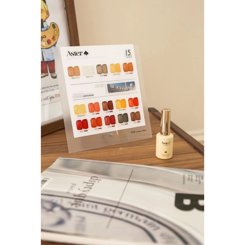 AST001 สีไซรัป 15 สีแบรนด์ Aster