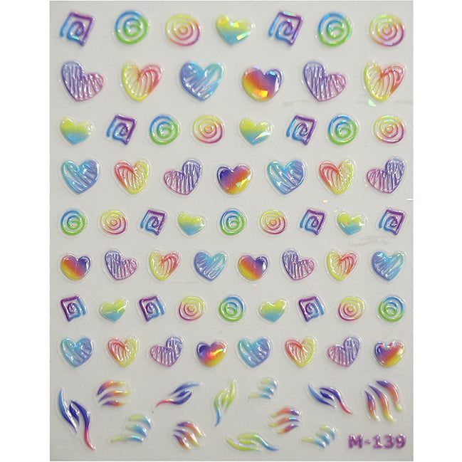 สติ้กเกอร์ 5D หมวดHeart