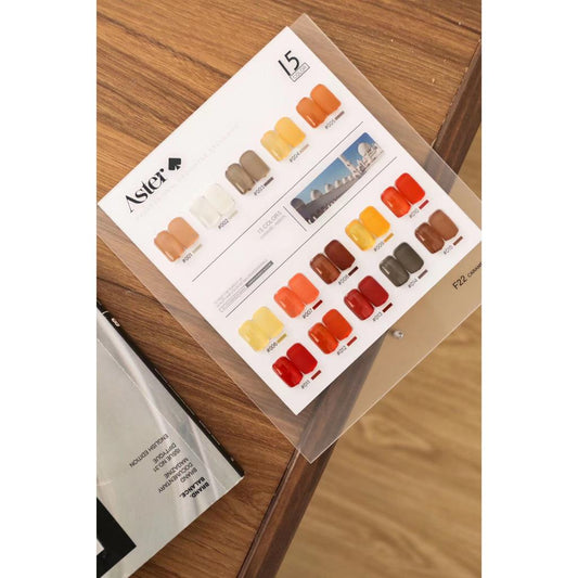 AST001 สีไซรัป 15 สีแบรนด์ Aster