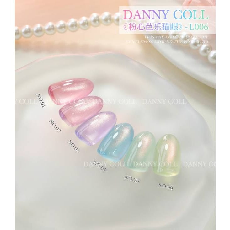 L006 สีลูกแก้ว 6 สี แบรนด์ Danny Coll