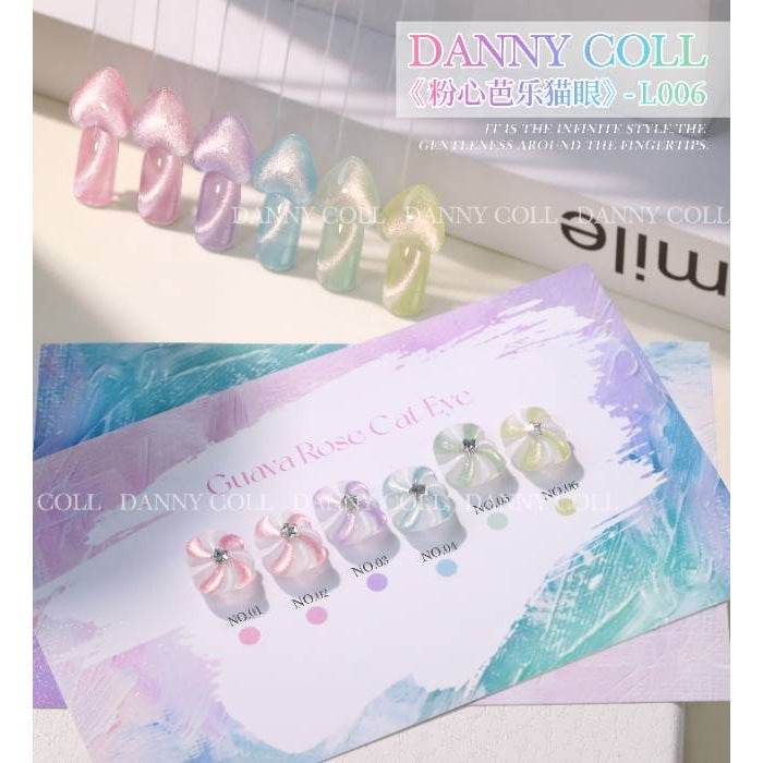 L006 สีลูกแก้ว 6 สี แบรนด์ Danny Coll