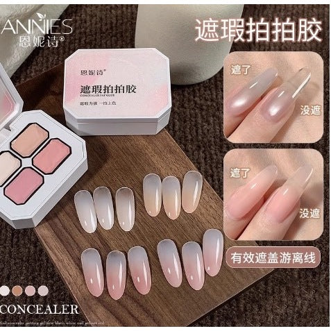 AN087 สีเพ้นท์กลิตเตอร์ละเอียด 4 สี แบรนด์ Annie