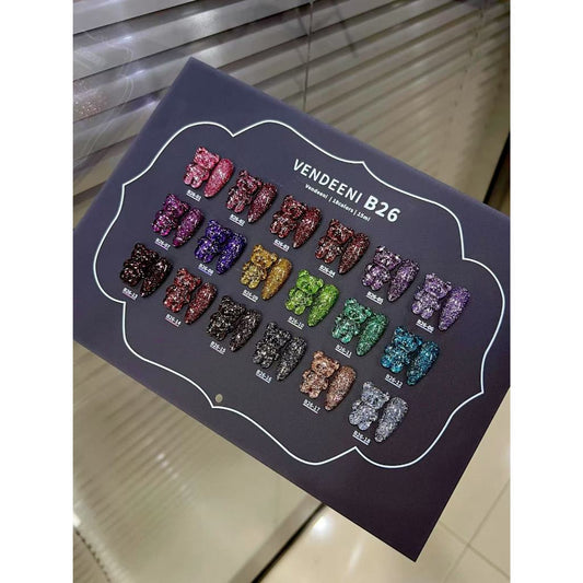 B26 สีแฟลชลูกแก้ว 18 สี แบรนด์ VDN