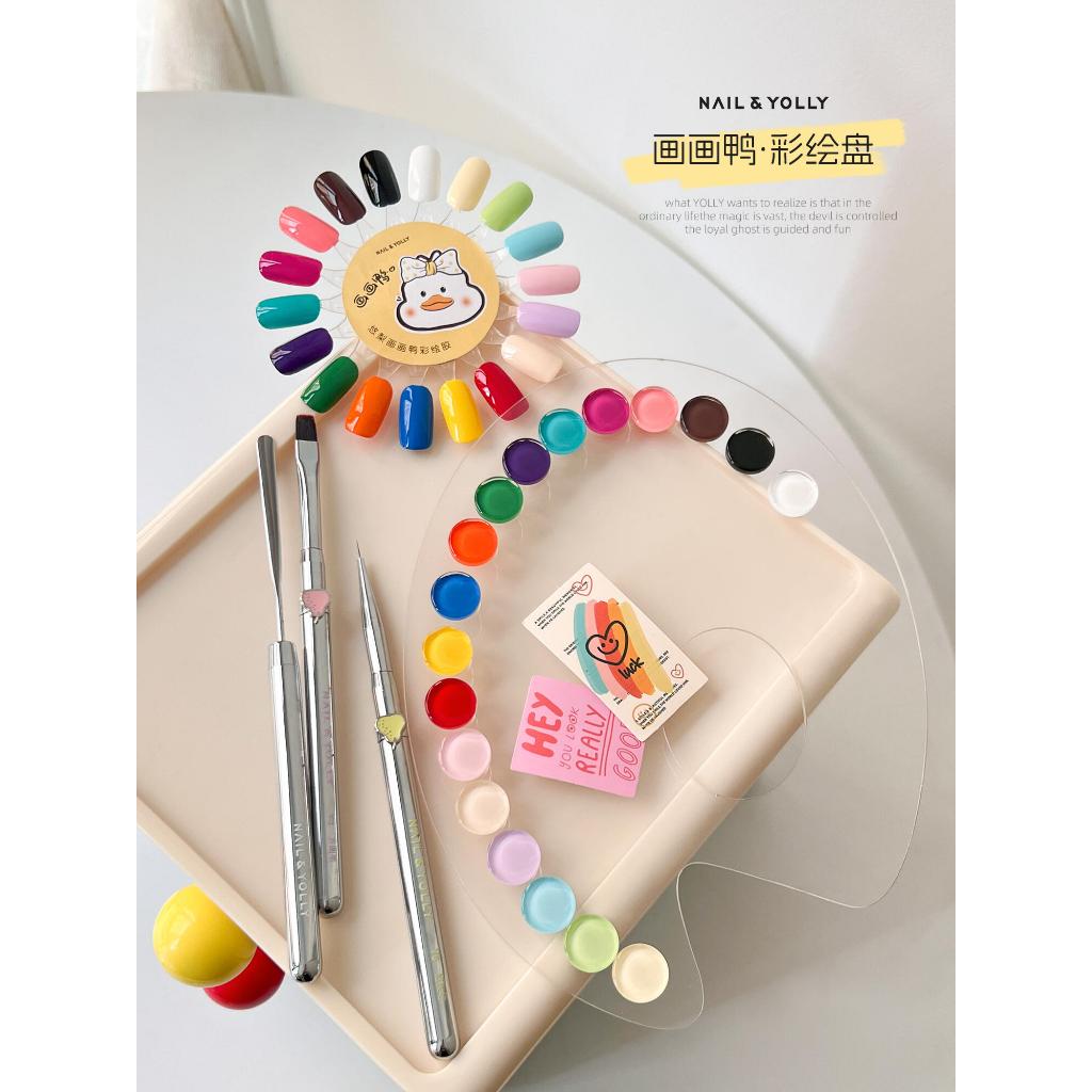 YOL001 สีกระปุก 18 สี แบรนด์ Yolly