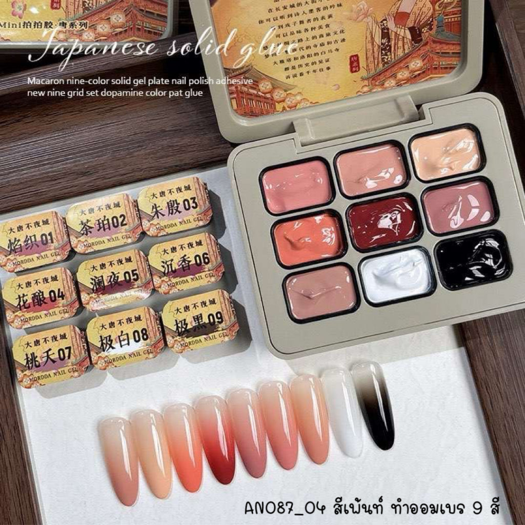 AN087 สีเพ้นท์กลิตเตอร์ละเอียด 4 สี แบรนด์ Annie