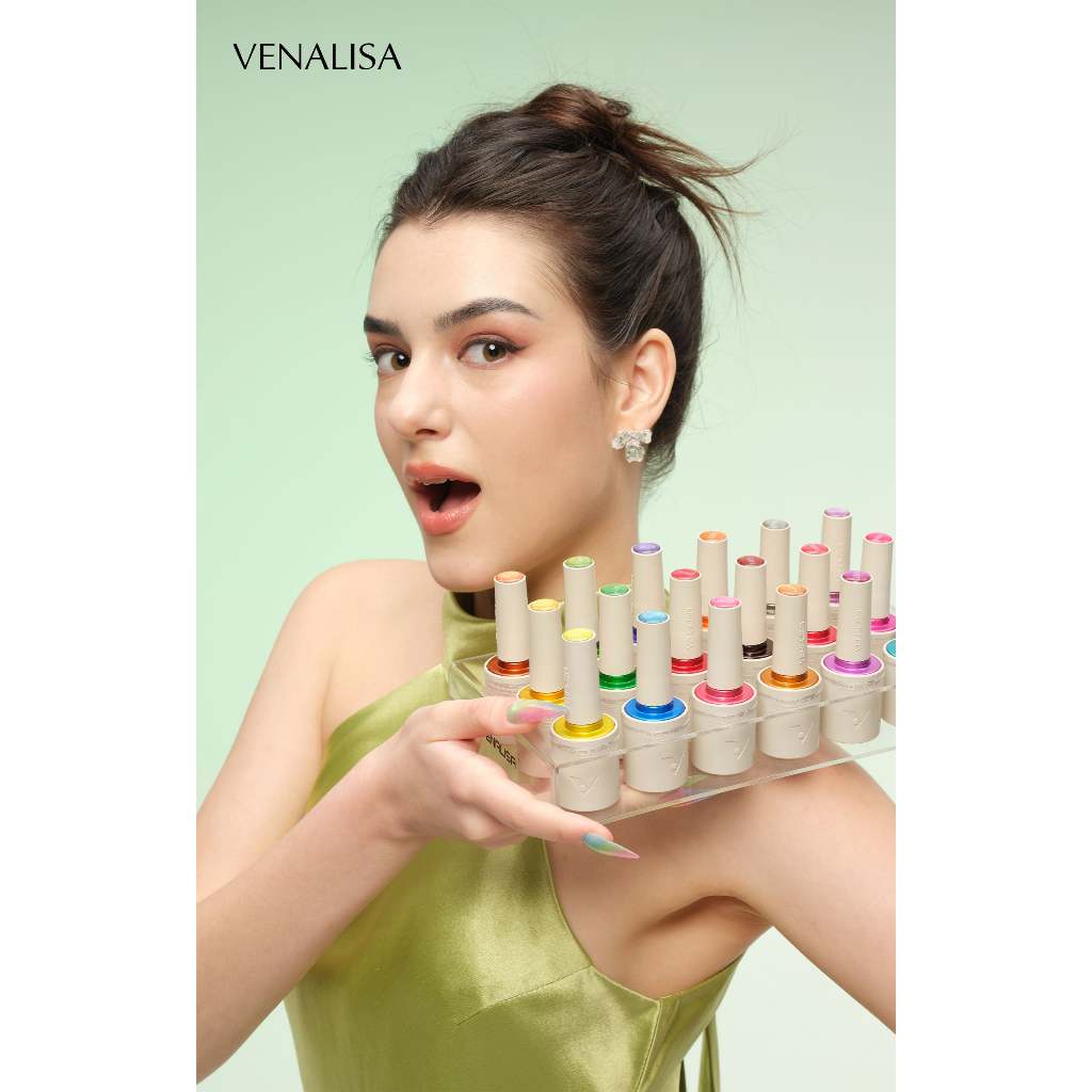 🔥พร้อมส่ง🔥 V1-V3 Venalisa สีเจลแยกขวด 10 ml  Hema Free & TPO Free