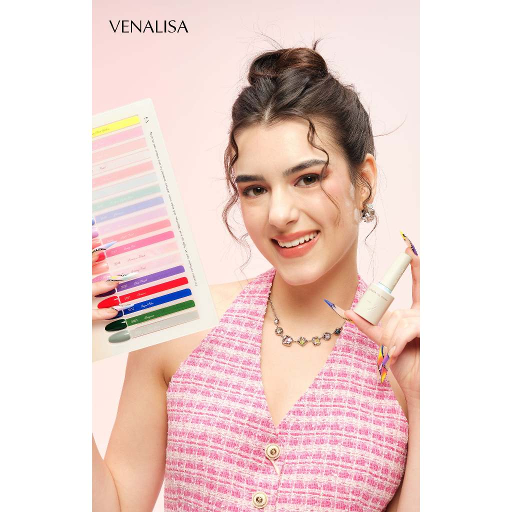 🔥พร้อมส่ง🔥 V1-V3 Venalisa สีเจลแยกขวด 10 ml  Hema Free & TPO Free