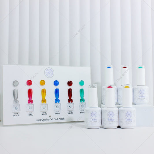 🔥 ผ่านการจดแจ้ง อย. 🔥 TS019 ไซรัป 5 สี + สีลูกแก้วขาว 1 สี  พรีเมี่ยม แบรนด์ Tadee